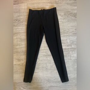Sugar+Lips Black Business Leggings with Black Side Design on each Leg Size L